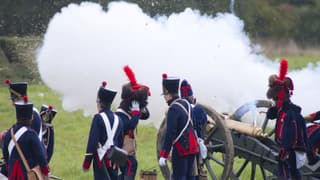 Borodino Day battle reenactment