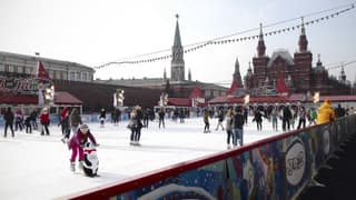 GUM Fair and Skating Rink on Red Square